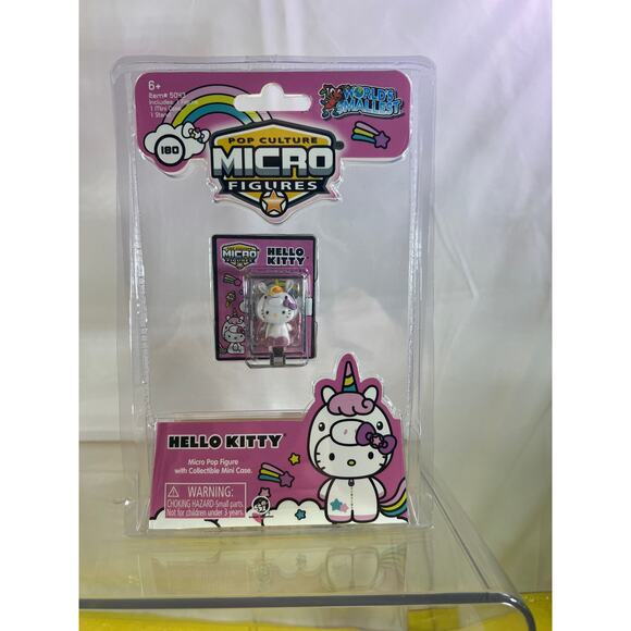 NEW World's Smallest HELLO KITTY IN UNICORN COSTUME Pop Culture Micro Figure Toy - Picture 1 of 13